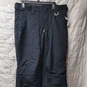 Women's Amaxon Essentials Insulated Snow Pants Size M NWOT Black